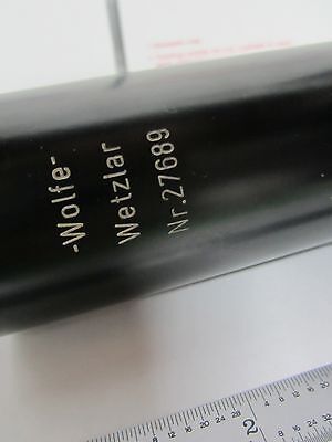 MICROSCOPE PART WOLFE WETZLAR GERMANY TUBUS WITHOUT OPTICS AS IS BIN#Q8-56