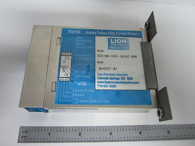 LION EDDY CURRENT DRIVER SIGNAL CONDITIONER BIN#54-27