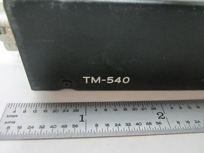 MICROSCOPE INSPECTION VIDEO CAMERA CCD PULNIX TM-540 OPTICS AS IS BIN#N4-17