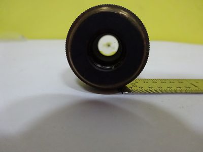 FOR PARTS MICROSCOPE OBJECTIVE OLYMPUS M10 OPTICS AS IS BIN#P7-29