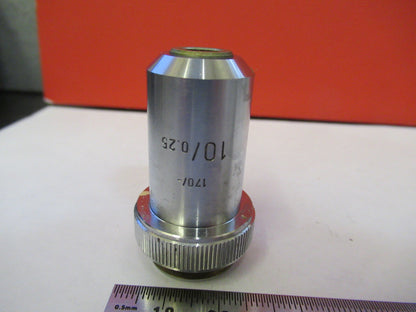 LEITZ WETZLAR OBJECTIVE 10X /170 LENS MICROSCOPE PART AS PICTURED &8Z-A-10