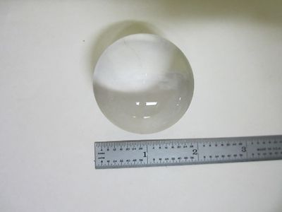 OPTICAL LARGE THICK CONVEX CONCAVE LENS NICE LASER OPTICS AS IS BIN#U4-B-02