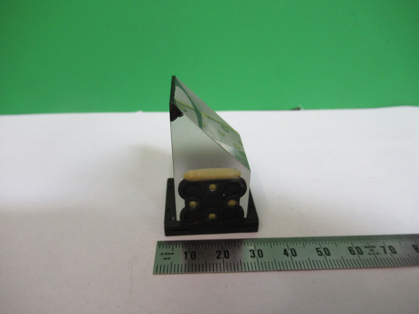 LEICA GERMANY GLASS PRISM HEAD OPTICS MICROSCOPE PART AS PICTURED 80-B-39