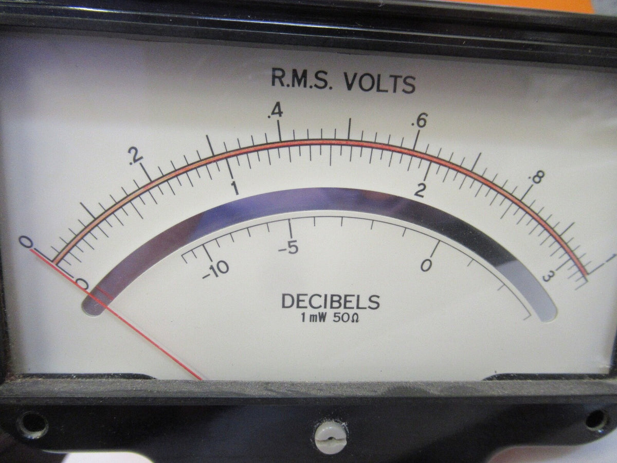 HP Hewlett-Packard Rms Volts Decibel Signal Electric