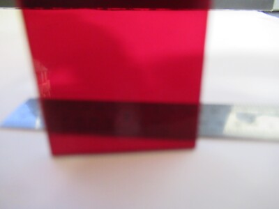 OPTICAL RED SCHOTT ROUND FILTER OPTICS AS PIC &A7-A-55