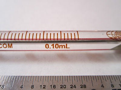 Wpi Glass Syringe 0.1 ml Gas Chromatography [cracked at the end plunger]