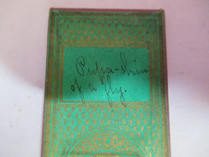 ANTIQUE VICTORIAN PREPARED SLIDE LONDON MICROSCOPE PART AS PICTURED 11-DT-B