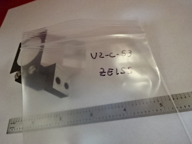 MICROSCOPE PART ZEISS GERMANY AXIOTRON PRISM HEAD OPTICS AS IS #U2-C-53