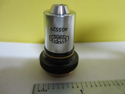 MICROSCOPE PART OBJECTIVE OLYMPUS C20 OPTICS AS IS BIN#34-T-29