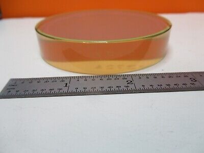 ZYGO OPTICAL FLAT COATED ZERODUR DICHROIC 3" DIAMETER OPTIC AS PICTURED FT-5-103