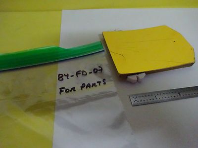 Optical Gold Plated Mirror [scratched] Laser Optics AS IS