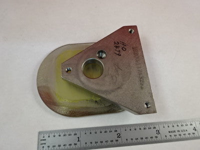 MOUNTED MIL SPEC MIRROR [scratch] OPTICAL LASER OPTICS AS PICTURED &Z7-13