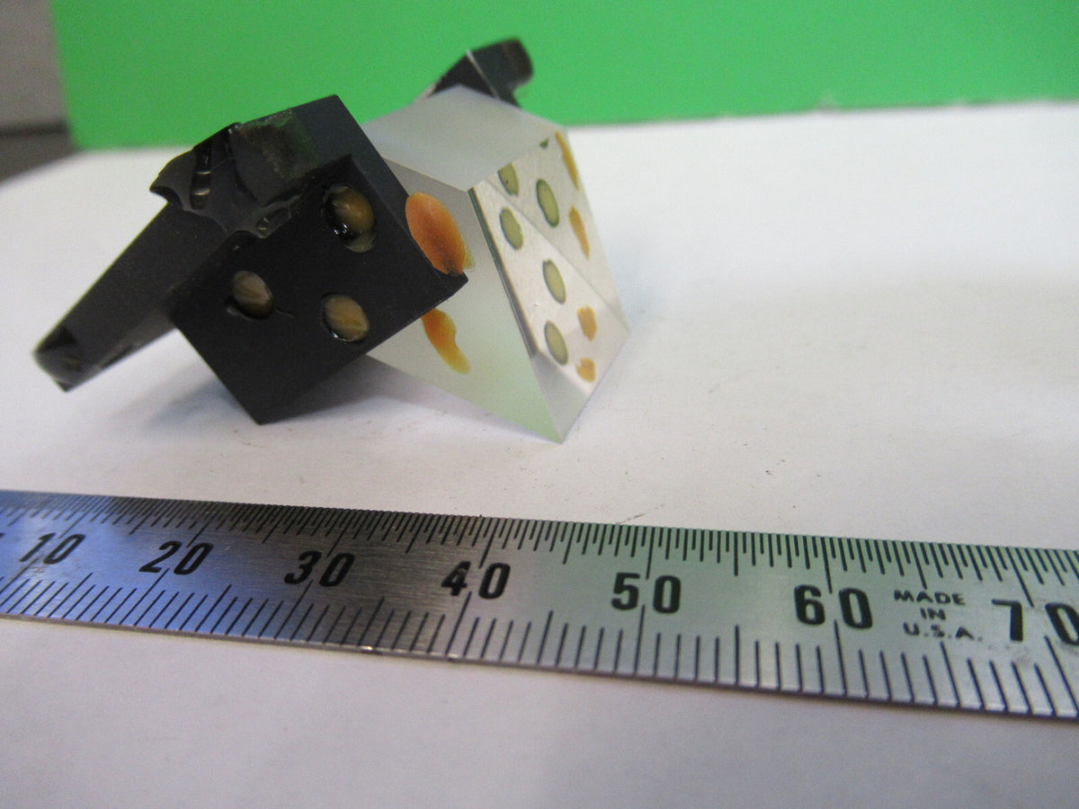 LEITZ WETZLAR GERMANY ERGOLUX MOUNTED PRISM MICROSCOPE PART AS PIC &R2-B-06