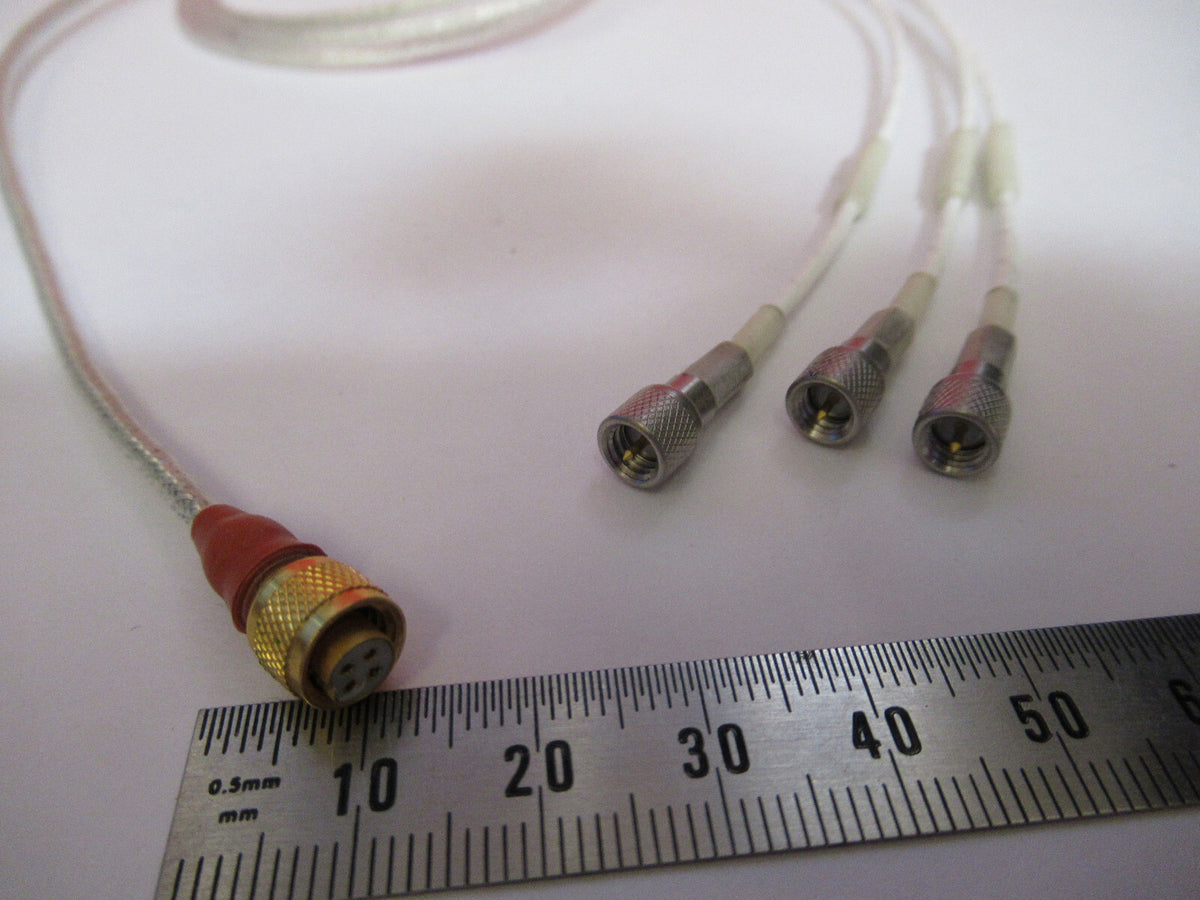 Cable 3 ft Triaxial 1/4-28 4 Pin 10-32's for Accelerometer