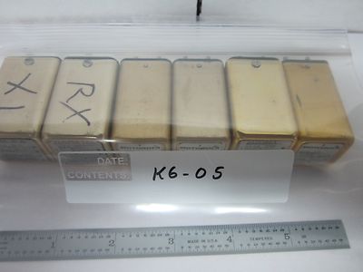 LOT 6 EA MOTOROLA QUARTZ CRYSTAL FREQUENCY CONTROL RADIO AS IS BIN#K6-05