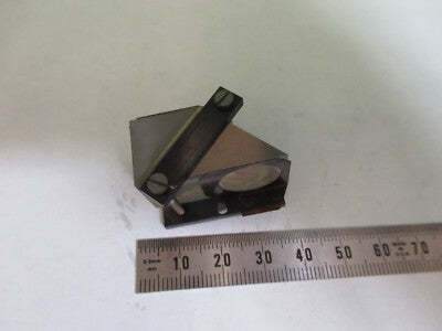 LEITZ WETZLAR GERMANY GLASS PRISM OPTICS MICROSCOPE PART AS PICTURED &Z9-A-67
