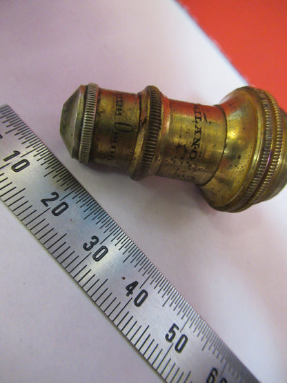 Antique Brass Koristka Italy Objective 8 Microscope Part
