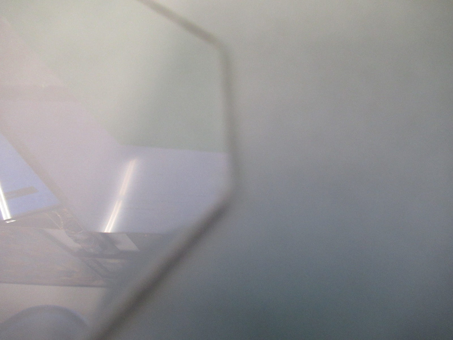 OPTICAL GLASS RETICLE CROSSHAIR PATTERN MICROSCOPE PART AS PICTURED U8-A-63