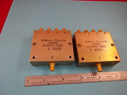 MINI CIRCUITS SPLITTER LOT ZC4PD-900 MICROWAVE RF FREQUENCY AS IS #19-A-21