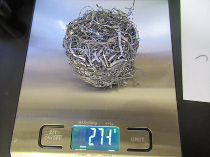 METAL TANTALUM ALLOY 99.5% CHEMICAL ELEMENT 273 GRAMS AS PICTURED #G5-A-40