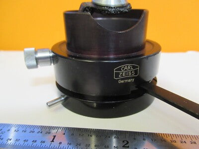 CARL ZEISS GERMANY CONDENSER IRIS POLARIZER MICROSCOPE AS PICTURED &1E-C-03