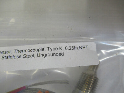 OMEGA THERMOCOUPLE TYPE K STAINLESS STEEL WELL PROBE  AS PICTURED #2-FT-13