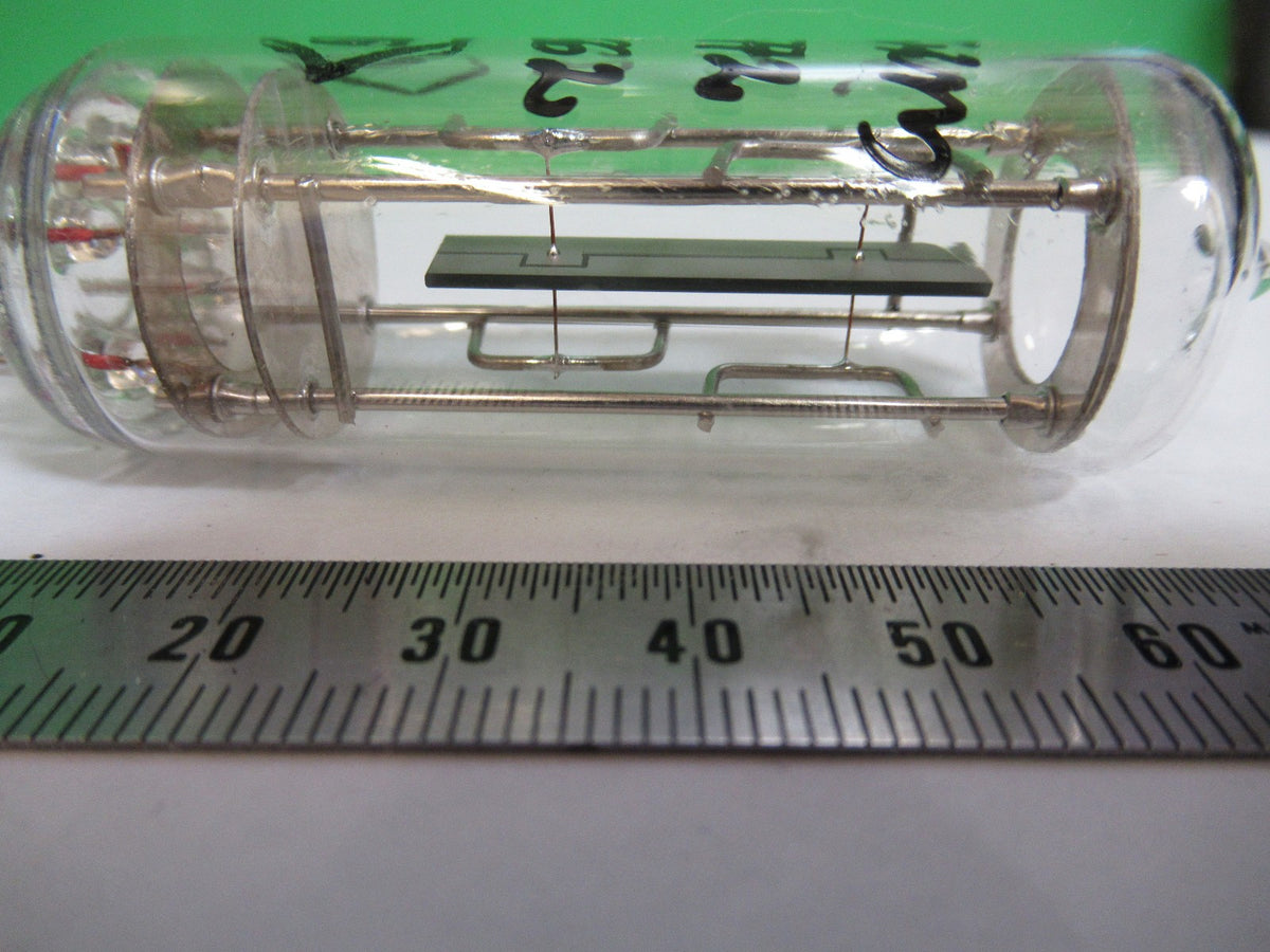 OLD MORION GLASS 36 kHz RESONATOR QUARTZ FREQUENCY CONTROL AS PICTURED T5-A-107