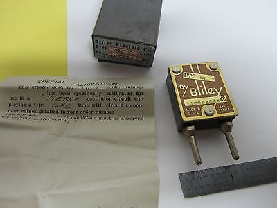 BLILEY MC7 QUARTZ CRYSTAL FREQUENCY CONTROL RADIO ORIGINAL BOX #E2-17