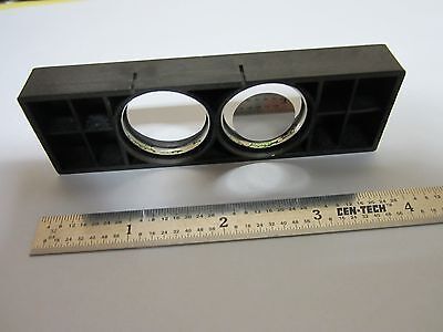 OPTISCHES MIKROSKOP TEIL NIKON FILTER SLIDE OPTICS WIE BESEHEN BIN#G4-43