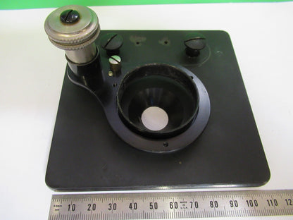 SPENCER AO ANTIQUE STAGE TABLE OLD MICROSCOPE PART AS PICTURED T5-A-74