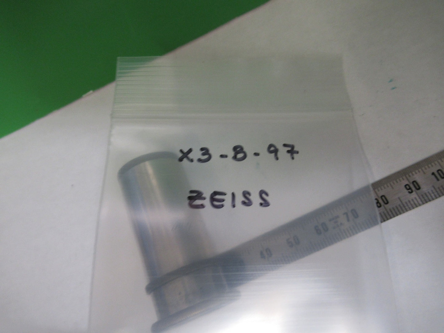 ANTIQUE BRASS CARL ZEISS EYEPIECE COMPENS 12 MICROSCOPE PART AS PICTURED X3-B-97