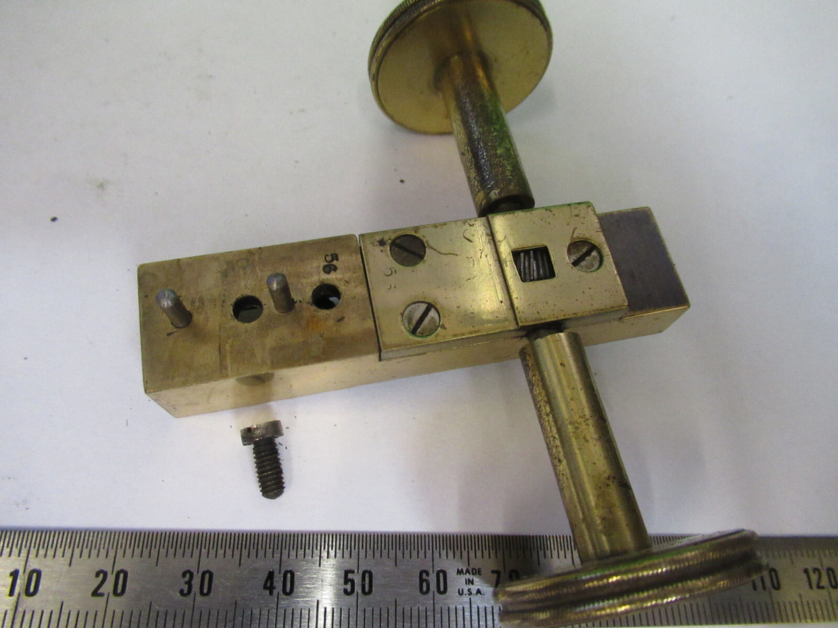 Bausch & Lomb Antique Brass Tubus Holder Microscope Part