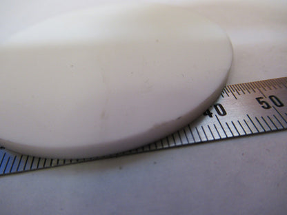 SAMPLE THICK ALUMINA DISC STAGE OR OPAQUE OPTICS AS PICTURED  Y2-A-95