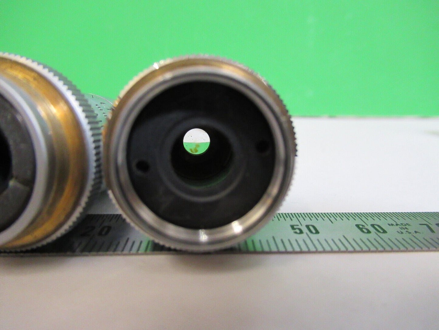 BAUSCH LOMB OBJECTIVE  LOT 10X 43X 97X MICROSCOPE PART AS PICTURED G8-A-41