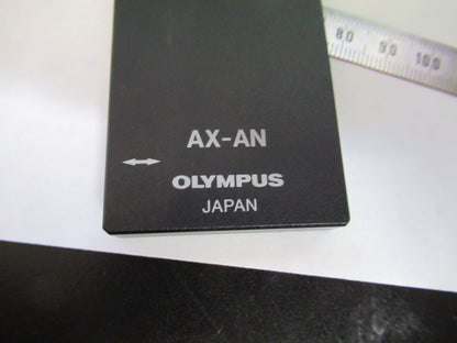 OLYMPUS JAPAN POL POLARIZER ANALYZER SLIDE MICROSCOPE PART AS PICTURED G8-A-79