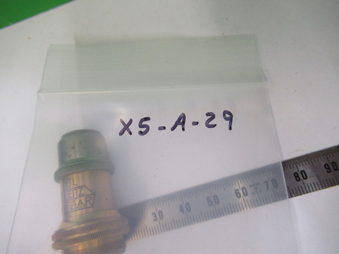 ANTIQUE LEITZ GERMANY OBJECTIVE 45X LENS 6L MICROSCOPE PART AS PICTURED X5-A-29