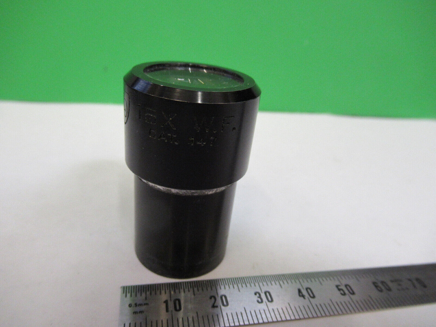 AO CAT 147  15X EYEPIECE LENS OCULAR MICROSCOPE PART as pictured X7-A-24