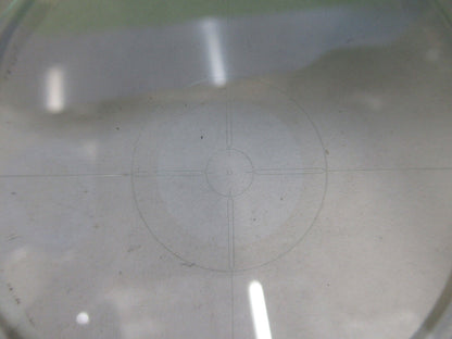 OPTICAL MIL SPEC CROSS TARGET WINDOW RETICLE LASER OPTICS AS PICTURED X7-A-49