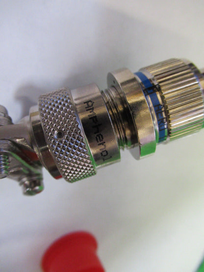 AMPHENOL CONNECTOR MS3456L10SL-4S DUAL PIN ACCELEROMETER AEROSPACE ITEM X7-A-34