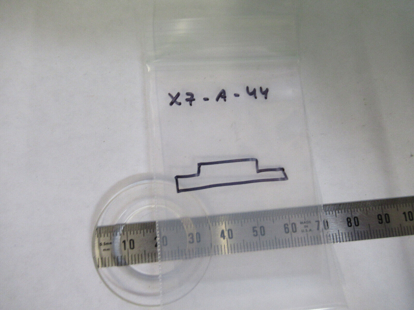 OPTICAL RARE SHAPE BK7 GLASS PLATE PRO LASER OPTICS AS PICTURED X7-A-44