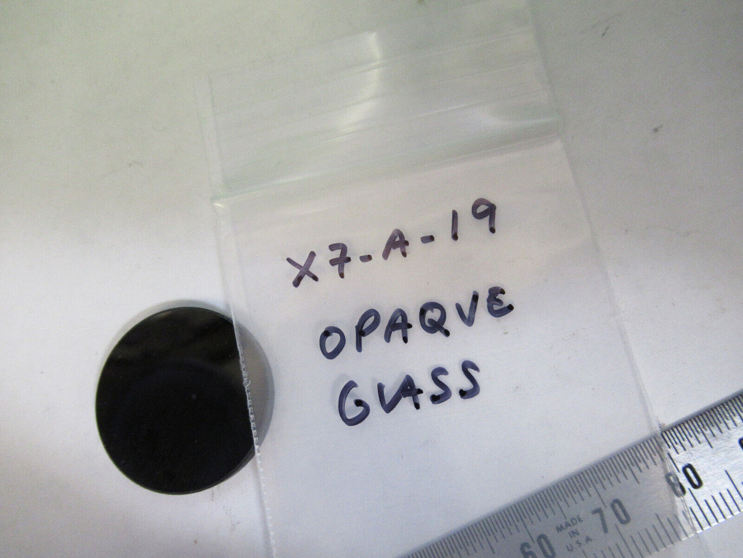 OPTICAL OPAQUE GLASS LASER OPTICS AS PICTURED X7-A-19