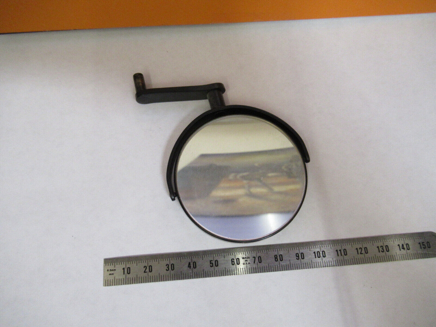 ANTIQUE BAUSCH LOMB MIRROR OPTICS STEREO MICROSCOPE PART AS PICTURED &Y3-A-03