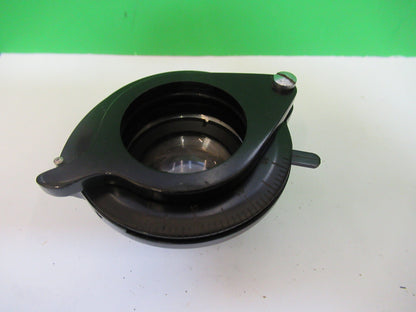 ANTIQUE GALILEO ITALY CONDENSER + IRIS OPTIC MICROSCOPE PART AS PICTURED X5-A-16