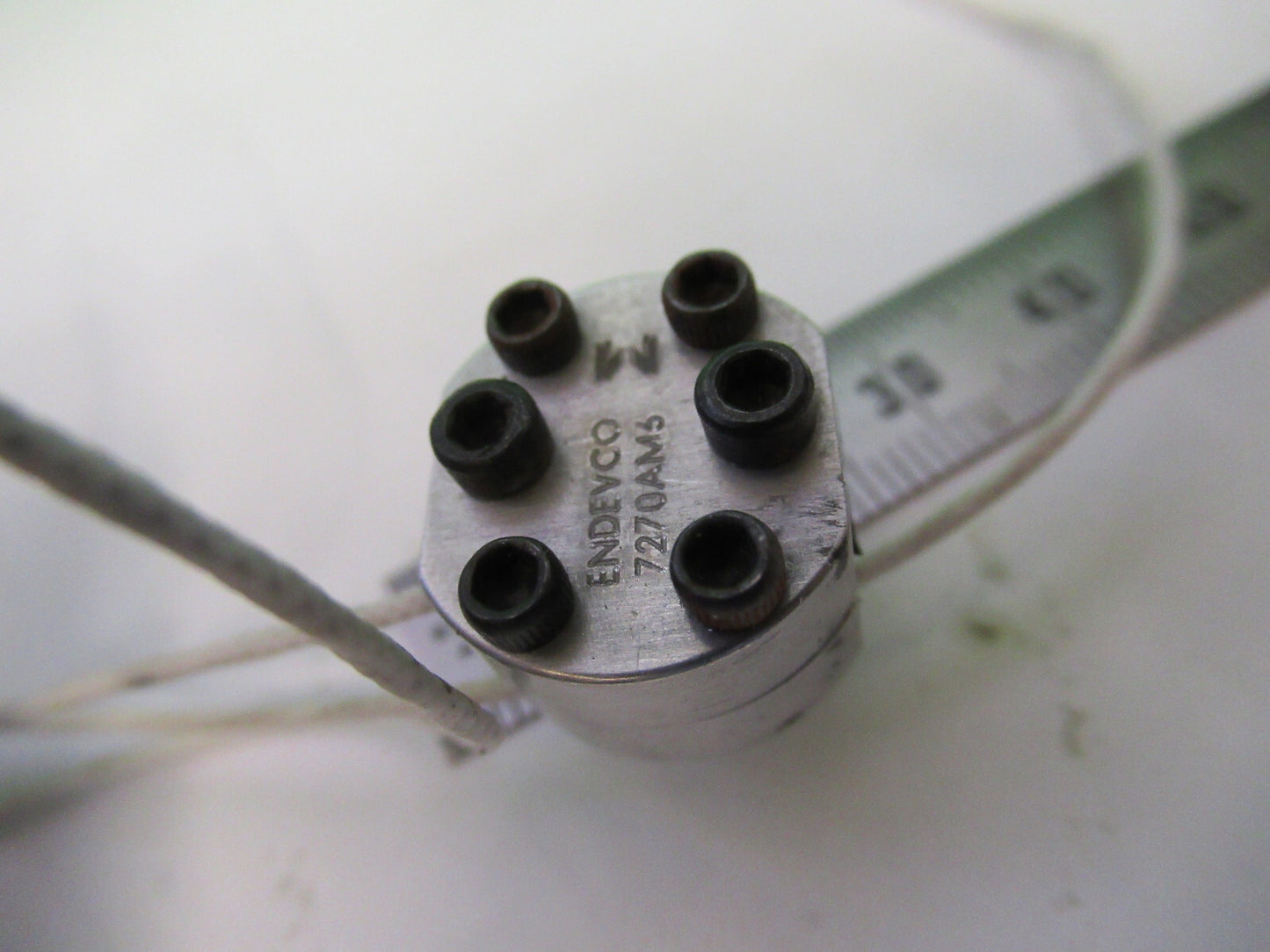 ENDEVCO 7270A-60KM6 SHOCK ACCELEROMETER VIBRATION SENSOR AS PICTURED X5-A-36