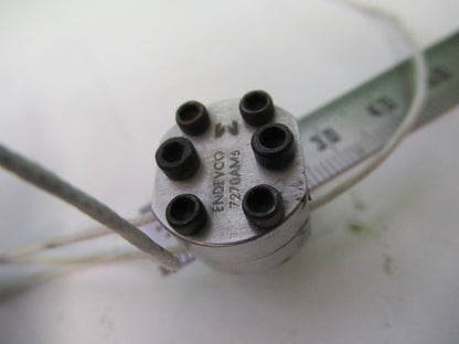 ENDEVCO 7270A-60KM6 SHOCK ACCELEROMETER VIBRATION SENSOR AS PICTURED X5-A-36