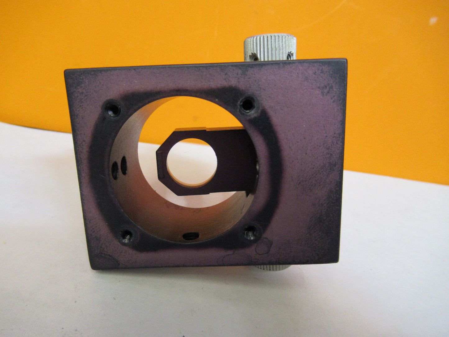 optical FIXTURE WITH MOVABLE LENS  laser optics as pictured  Y2-A-96
