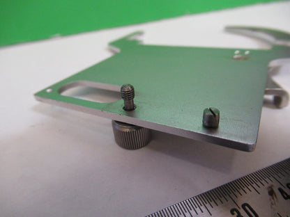 WILD HEERBRUGG SWISS CLIPS TABLE M20 MICROSCOPE PART AS PICTURED G8-A-34