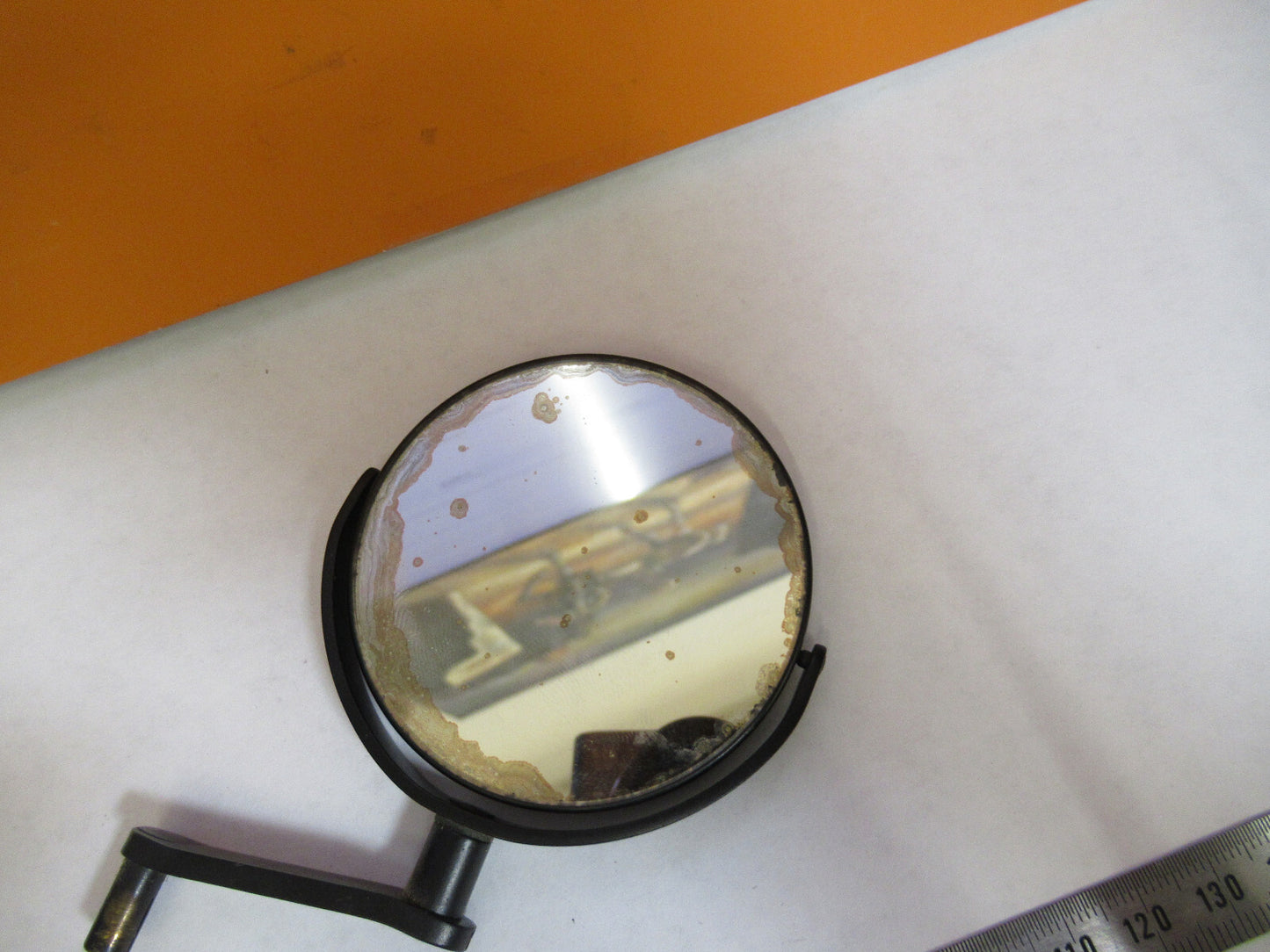 ANTIQUE BAUSCH LOMB MIRROR OPTICS STEREO MICROSCOPE PART AS PICTURED &Y3-A-03