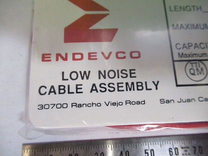 PCB ENDEVCO  3090C LOW NOISE CABLE for ACCELEROMETER PIEZOELECTRIC Z1-FT-97