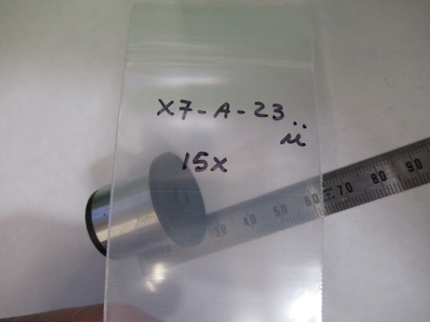 JAPAN 15X EYEPIECE LENS OCULAR MICROSCOPE PART as pictured X7-A-23